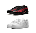Nike AirMax Plus “Bred reflective” x Airforce 1