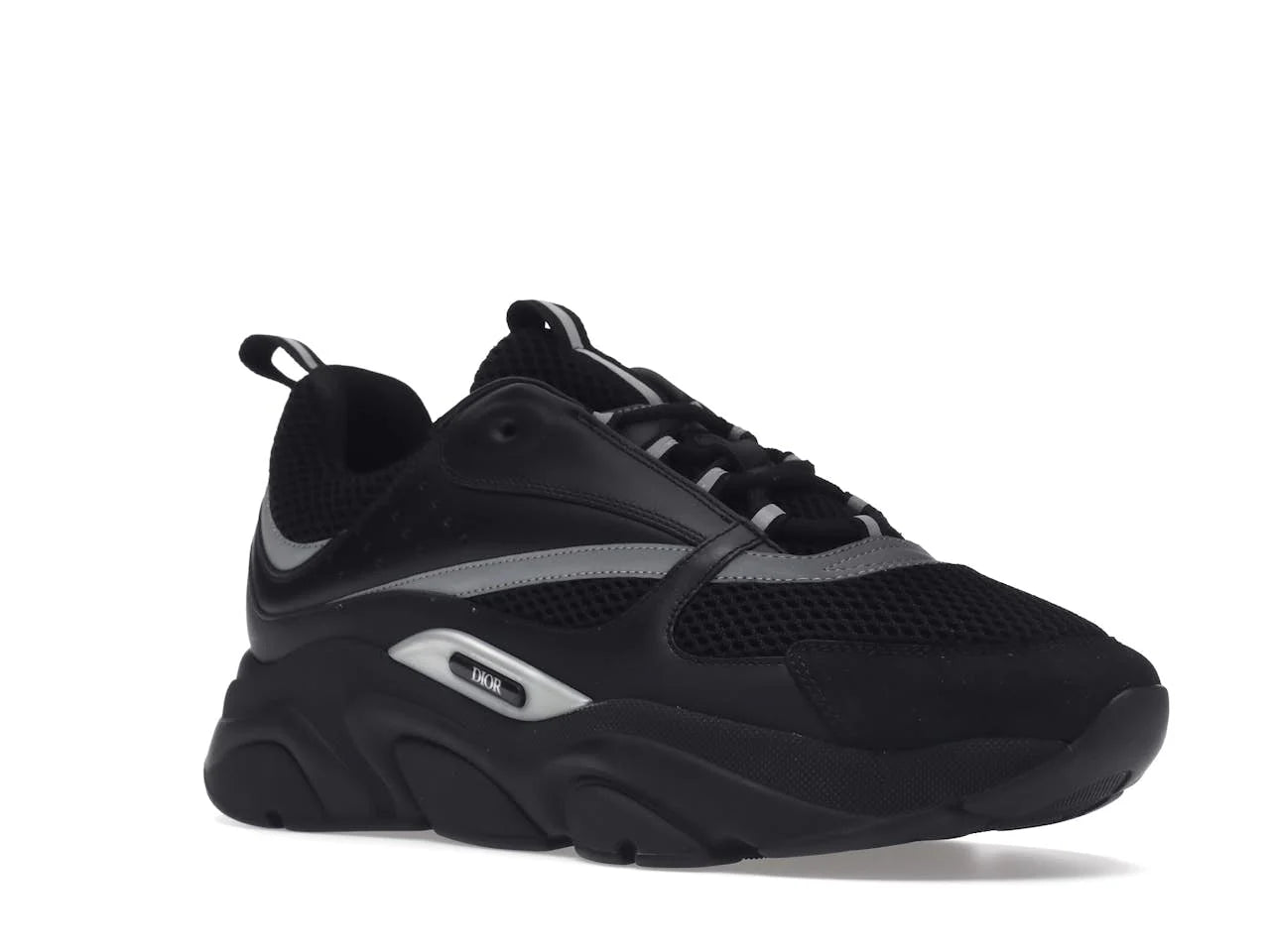 Dior B22 Sneaker "Black / Silver" — Fully Boxed
