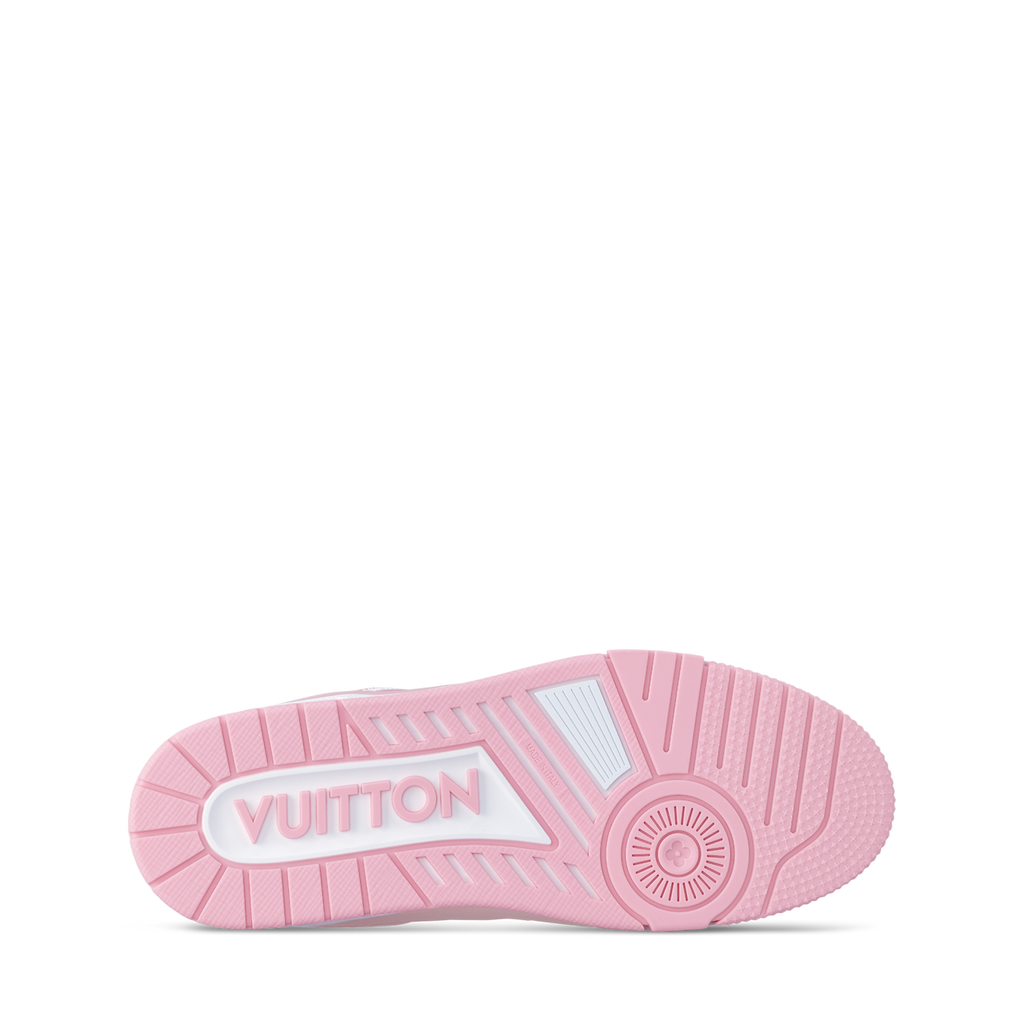 LOUIS VUITTON LV TRAINER WHITE PINK FULLY BOXED