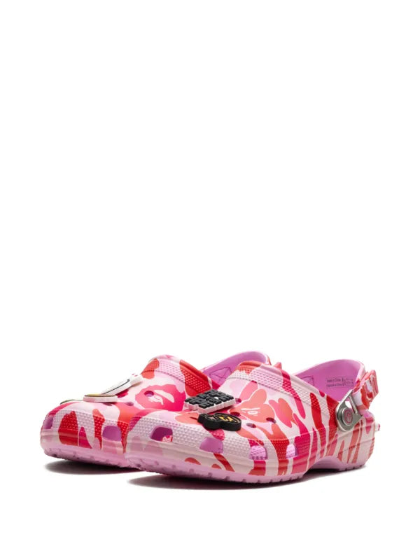 BAPE BLACK *A BATHING APE® x Crocs Classic "Carnation" Clog