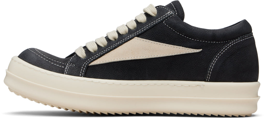 RICK OWENS Black Temple Vintage Sneakers