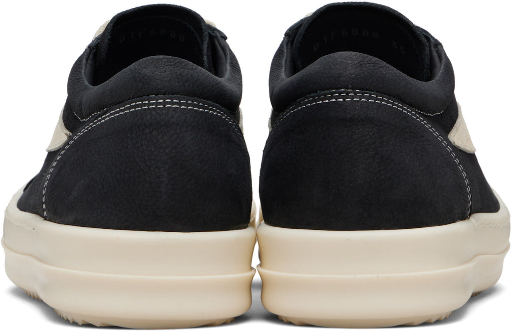 RICK OWENS Black Temple Vintage Sneakers