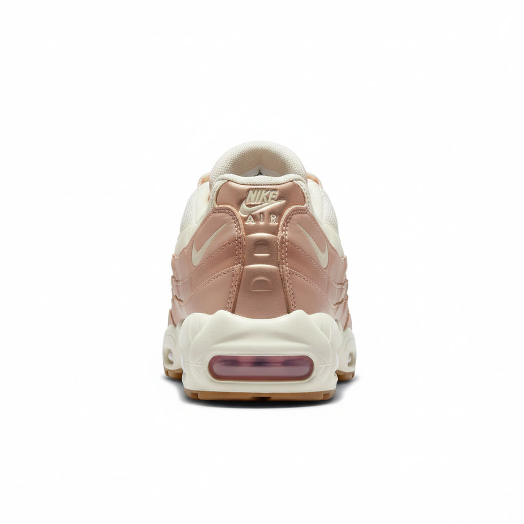 Nike Air Max 95 Rose Gold Cream back view