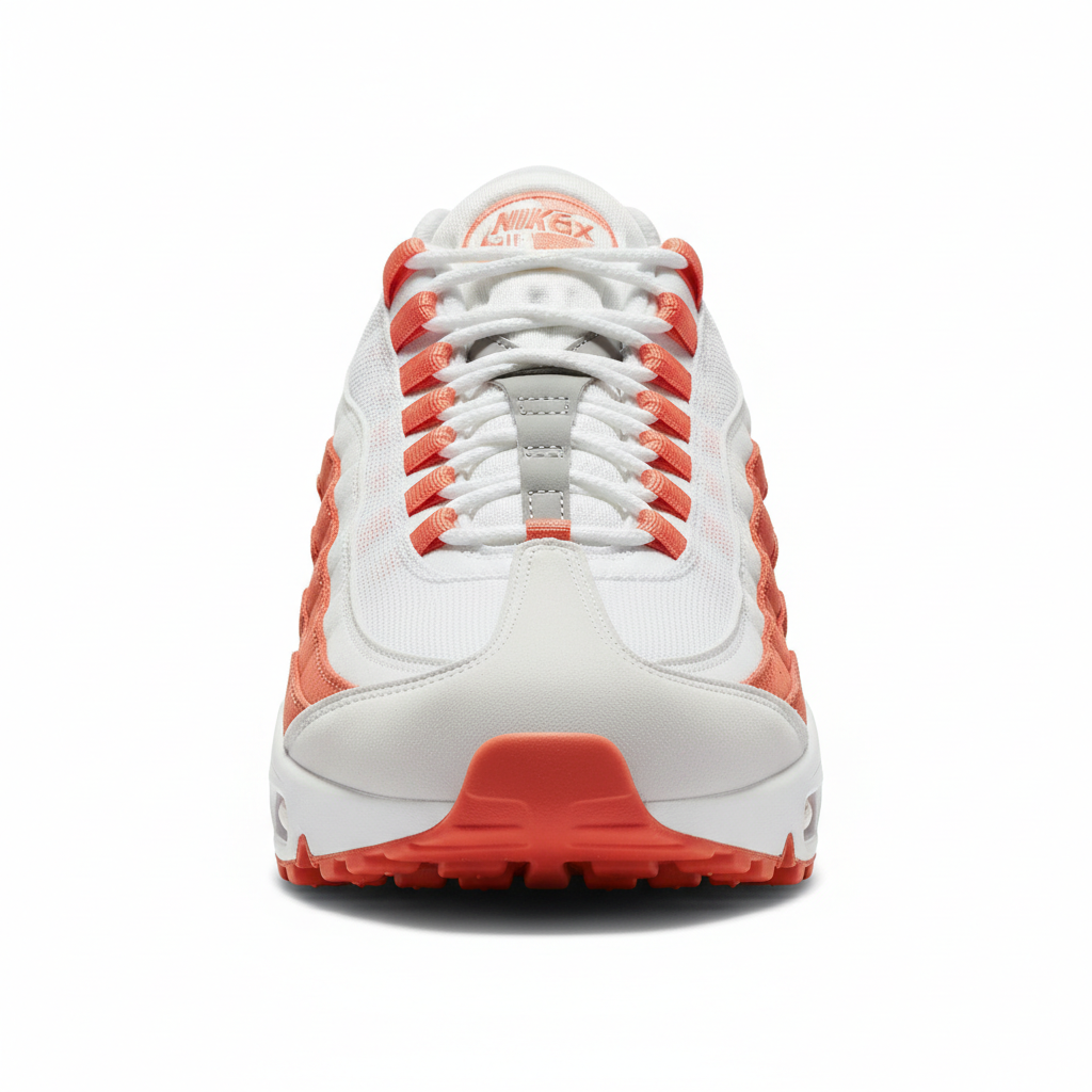 Nike Air Max 95 Coral Orange White front view
