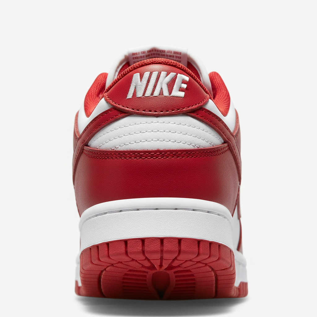 Nike Dunk Low University Red - Back Heel