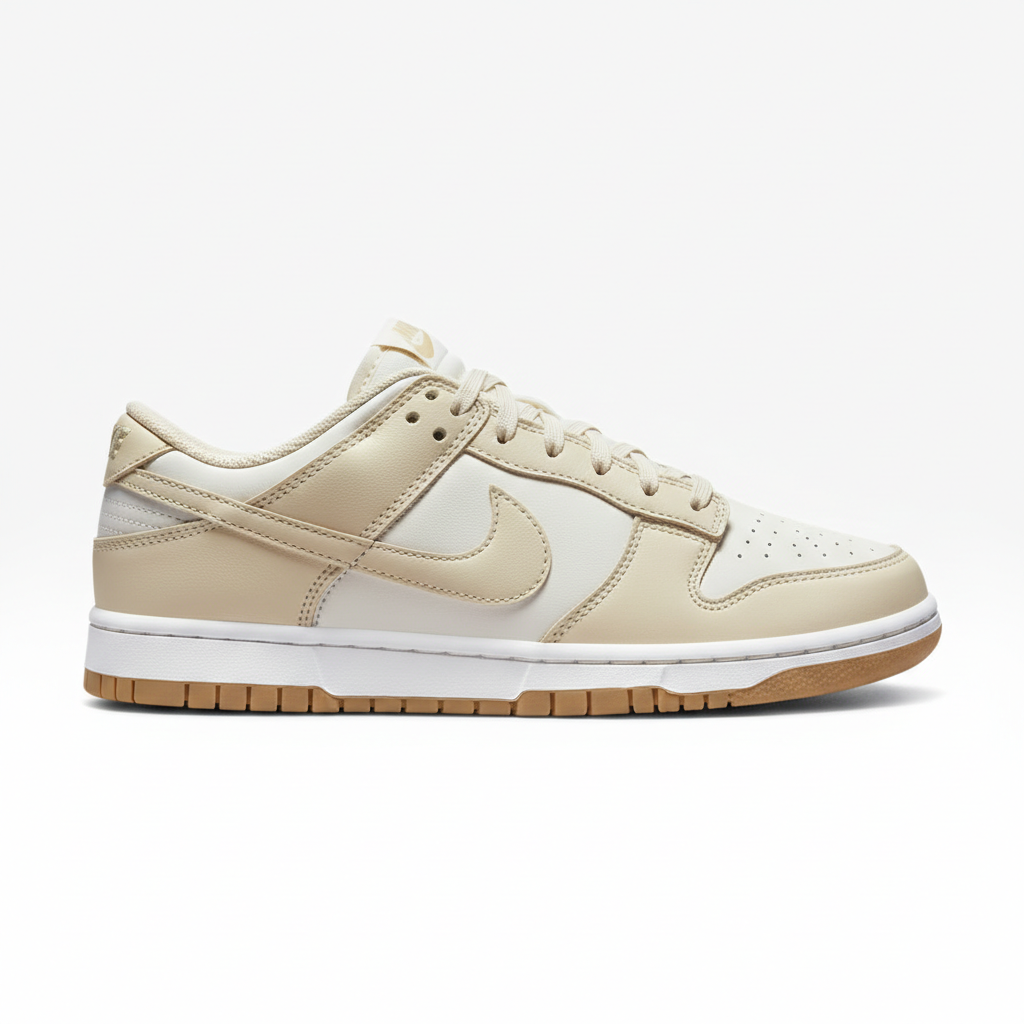 Nike Dunk Low Bone Beige - Side Profile
