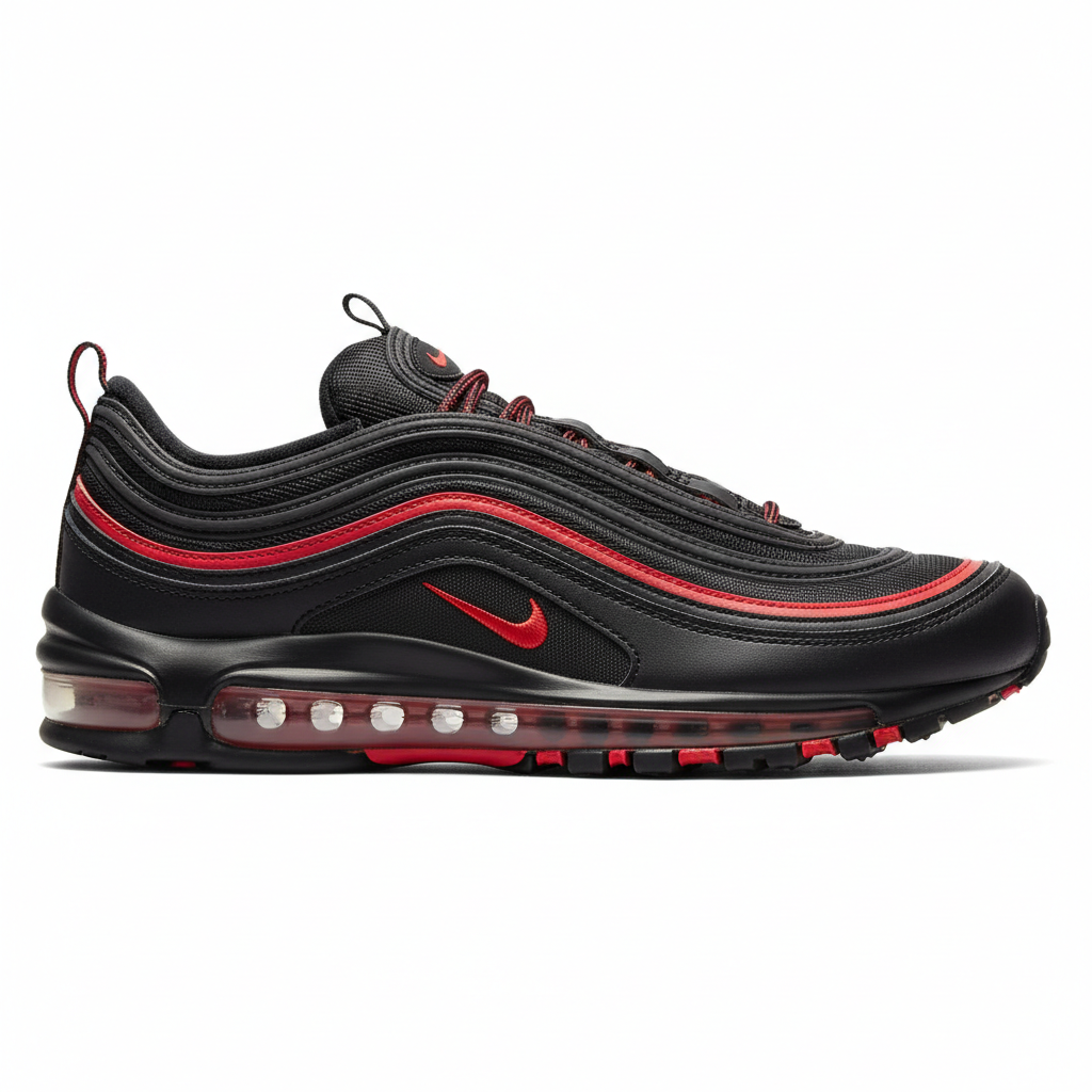 Nike Air Max 97 University Red Black side view