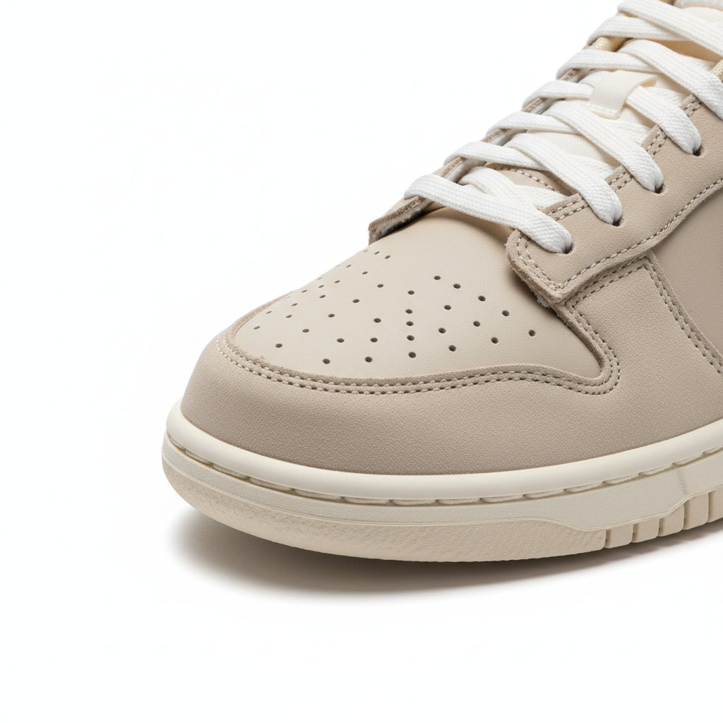 Nike Dunk Low Bone Beige - Front Toe