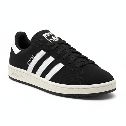 Adidas Campus Black - Front 3/4 angle