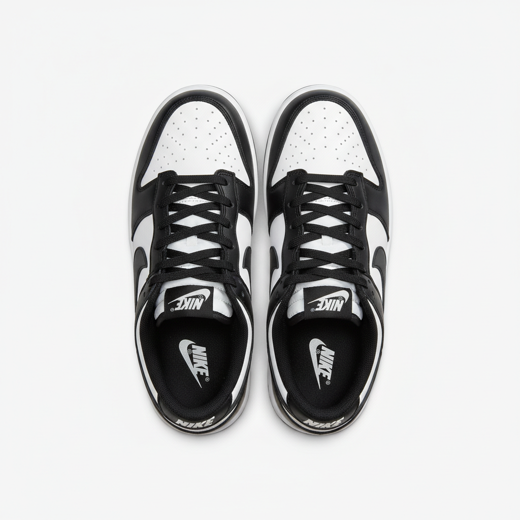 Nike Dunk Low Panda - Top Down