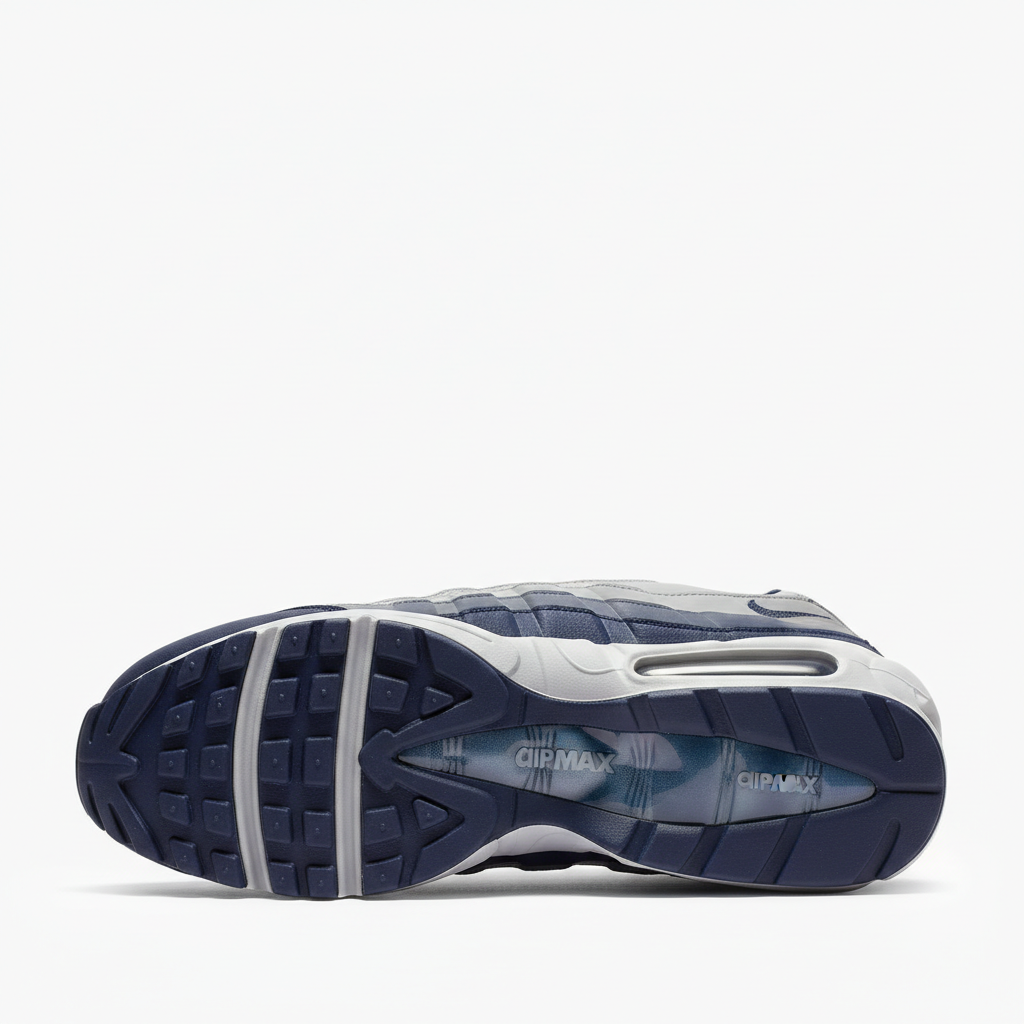 Nike Air Max 95 Navy Blue Grey sole view