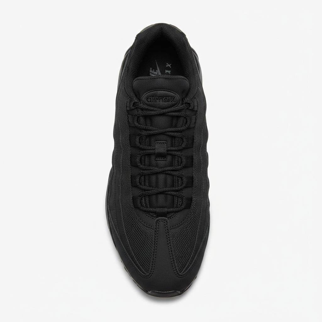 Nike Air Max 95 Triple Black top view