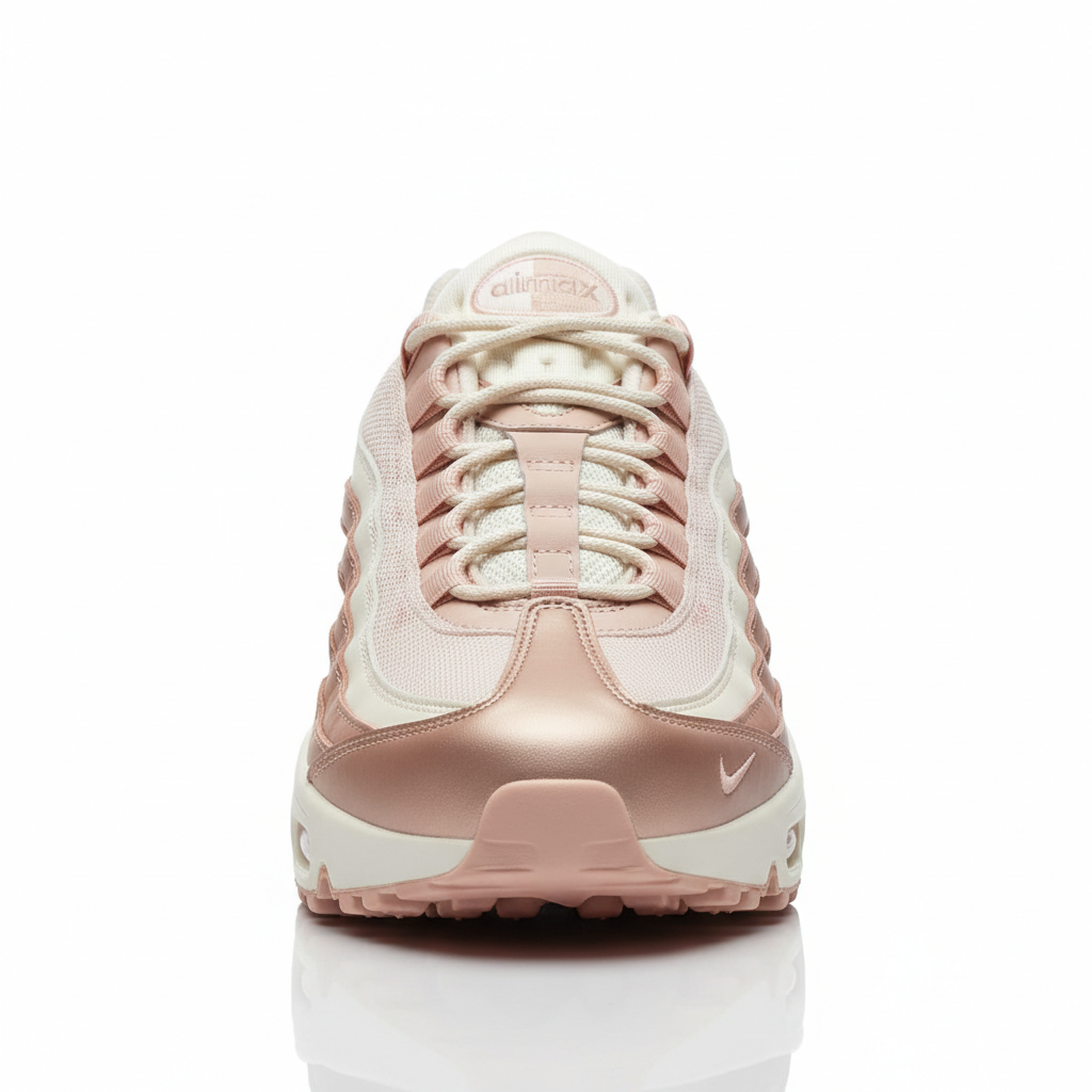 Nike Air Max 95 Rose Gold Cream front view