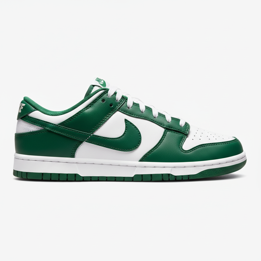 Nike Dunk Low Team Green - Side Profile