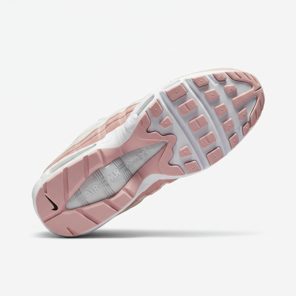 Nike Air Max 95 Pink White sole view
