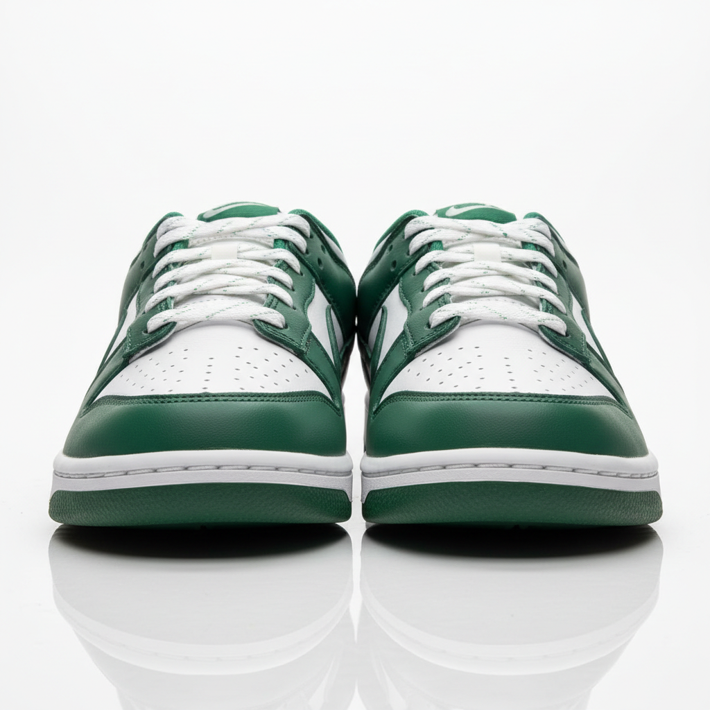 Nike Dunk Low Team Green - Front Toe