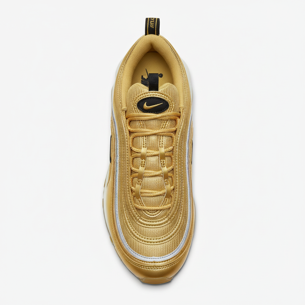 Nike Air Max 97 Gold top view