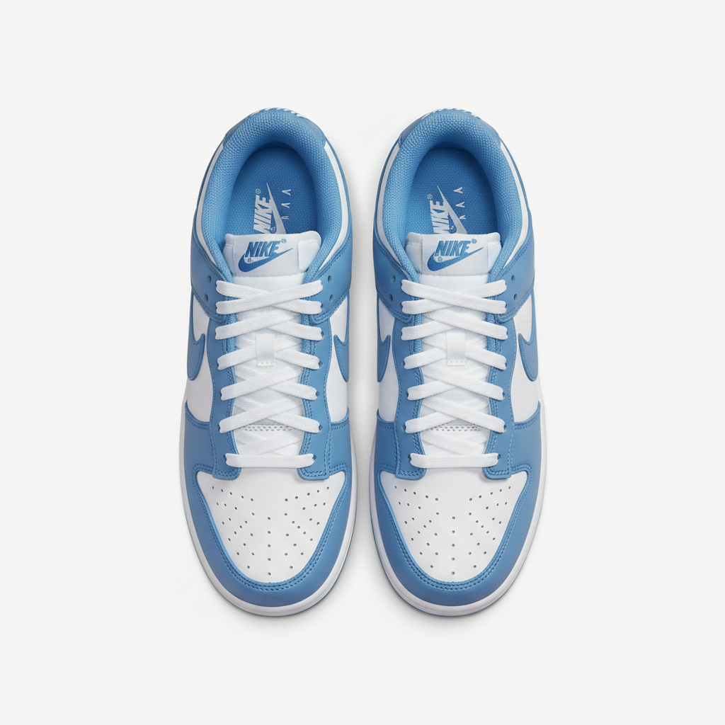 Nike Dunk Low University Blue - Top Down