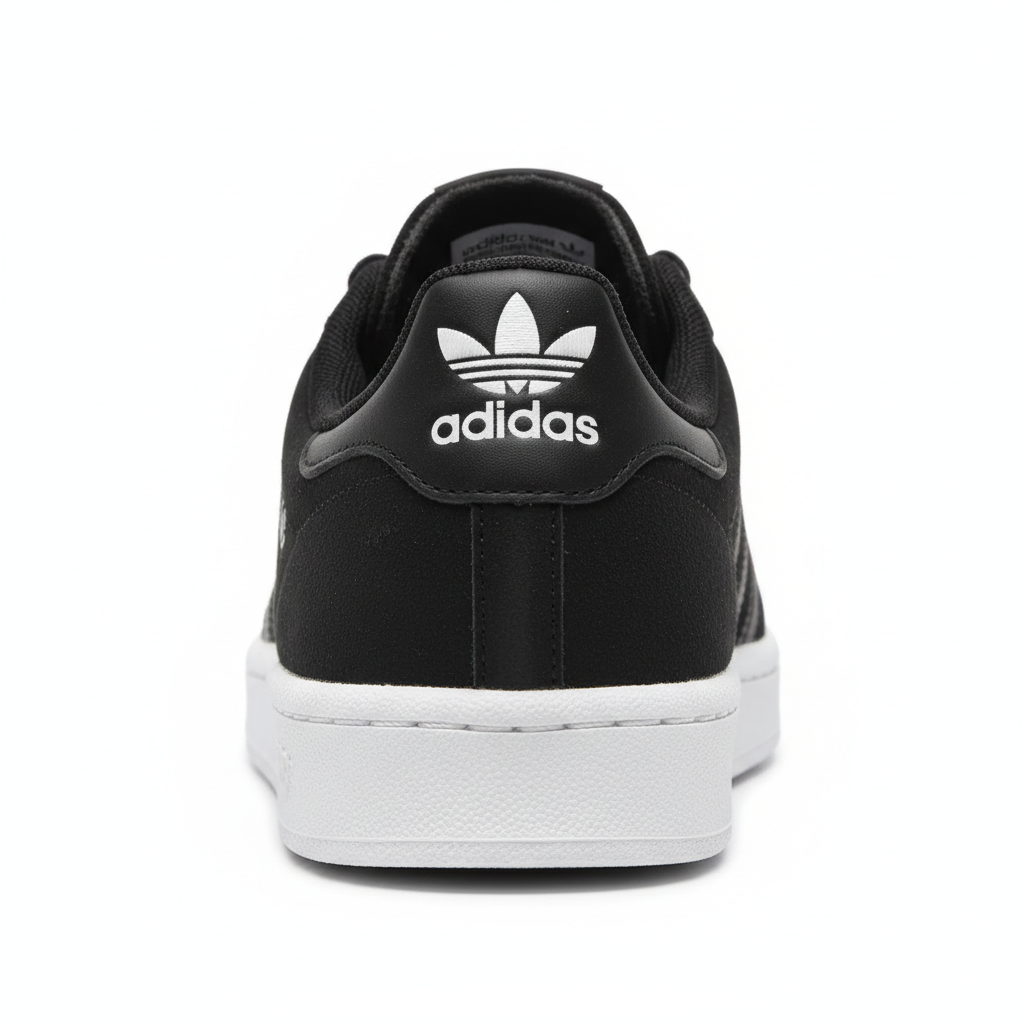 Adidas Campus Black - Back heel view