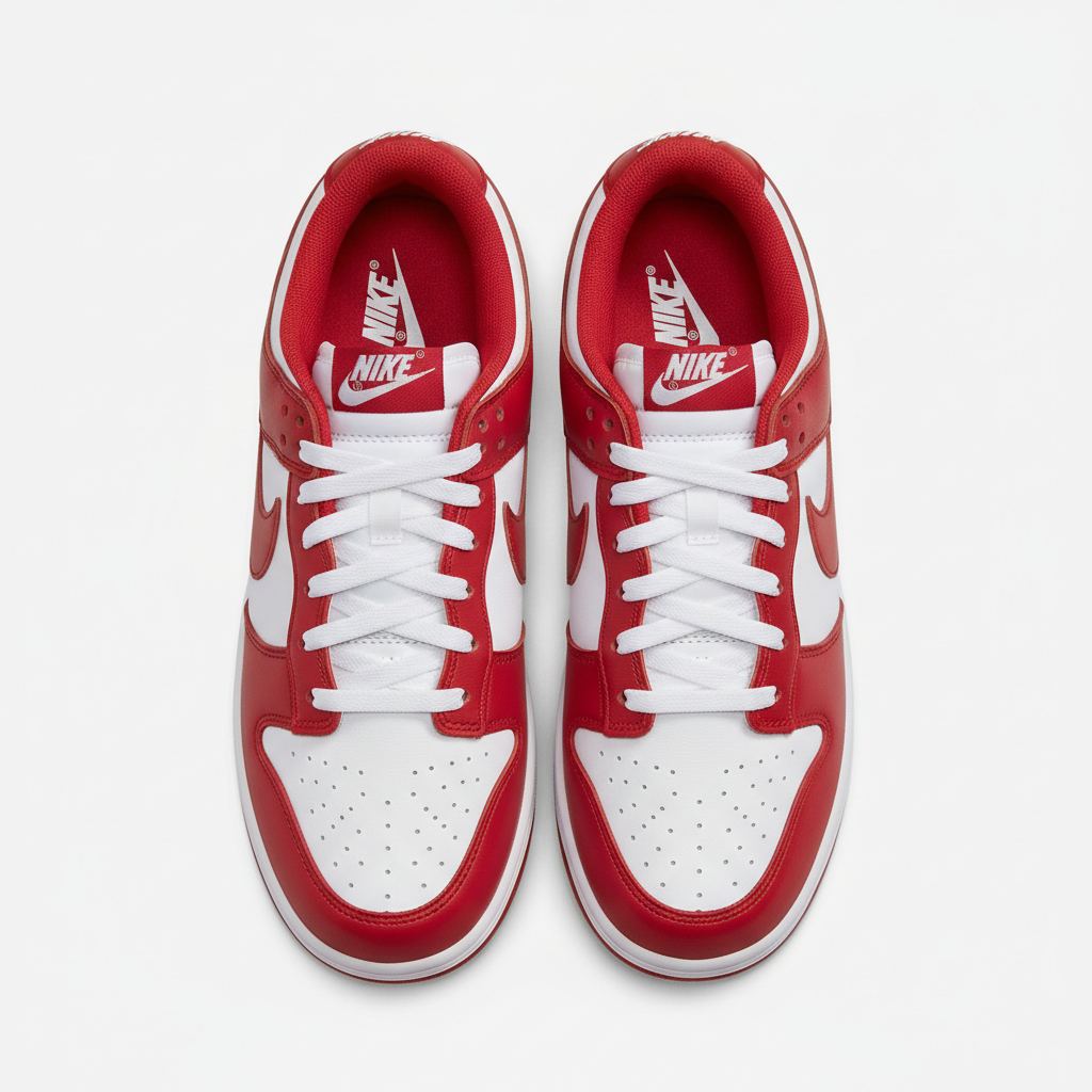 Nike Dunk Low University Red - Top Down