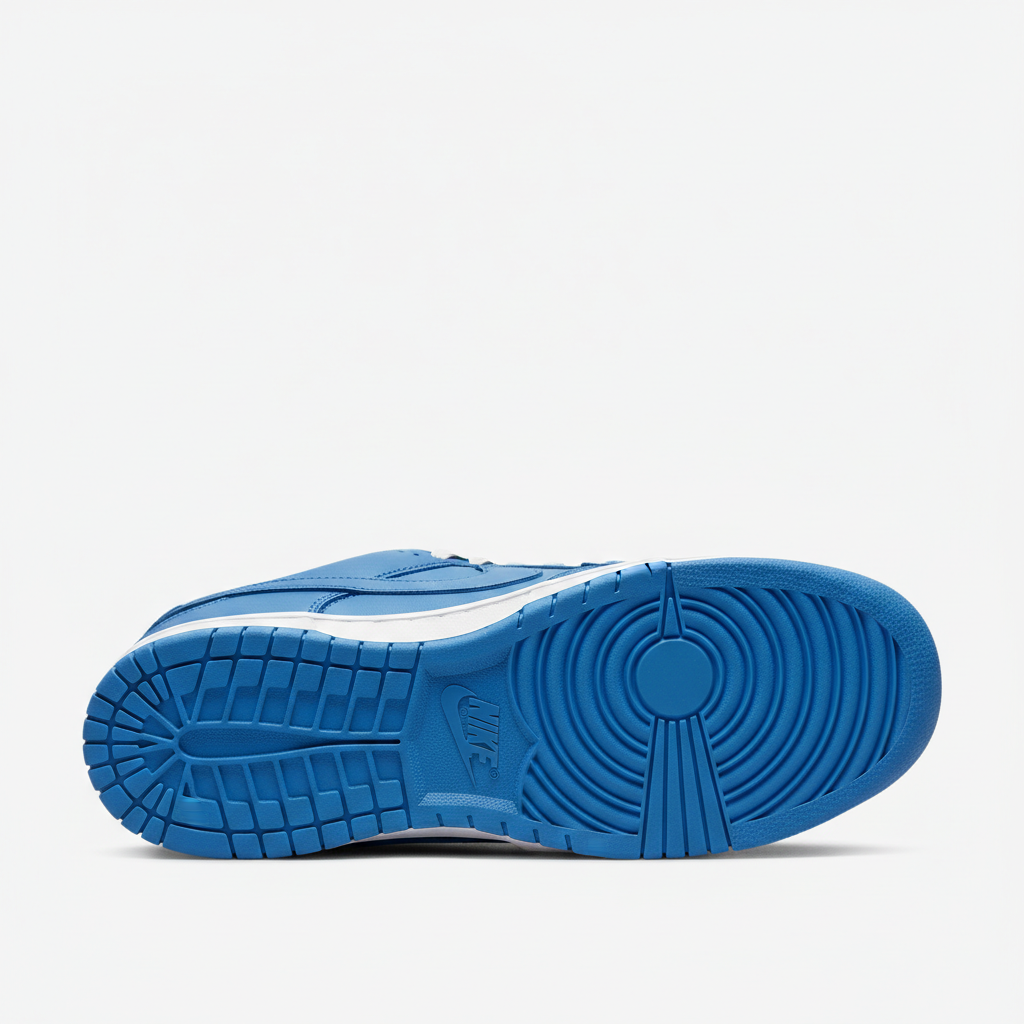 Nike Dunk Low University Blue - Sole View
